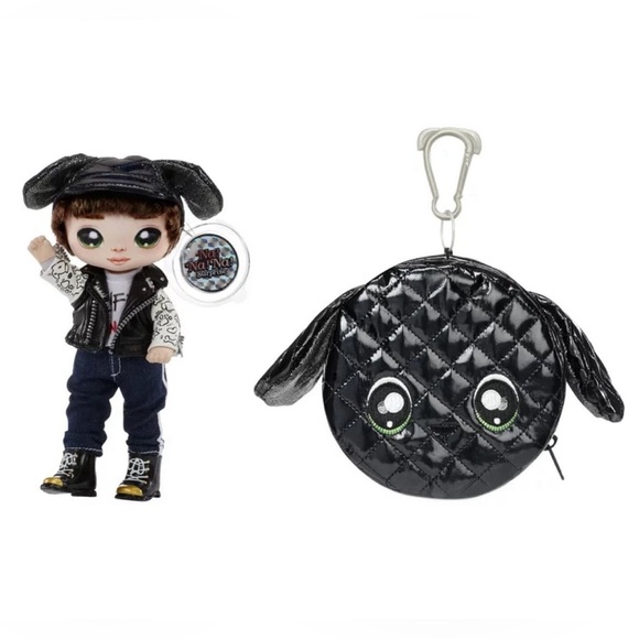 Na Na Na Surprise Glam Series Maxwell Dane Brunette Hair Fashion Doll With Purse - Picture 2 of 6